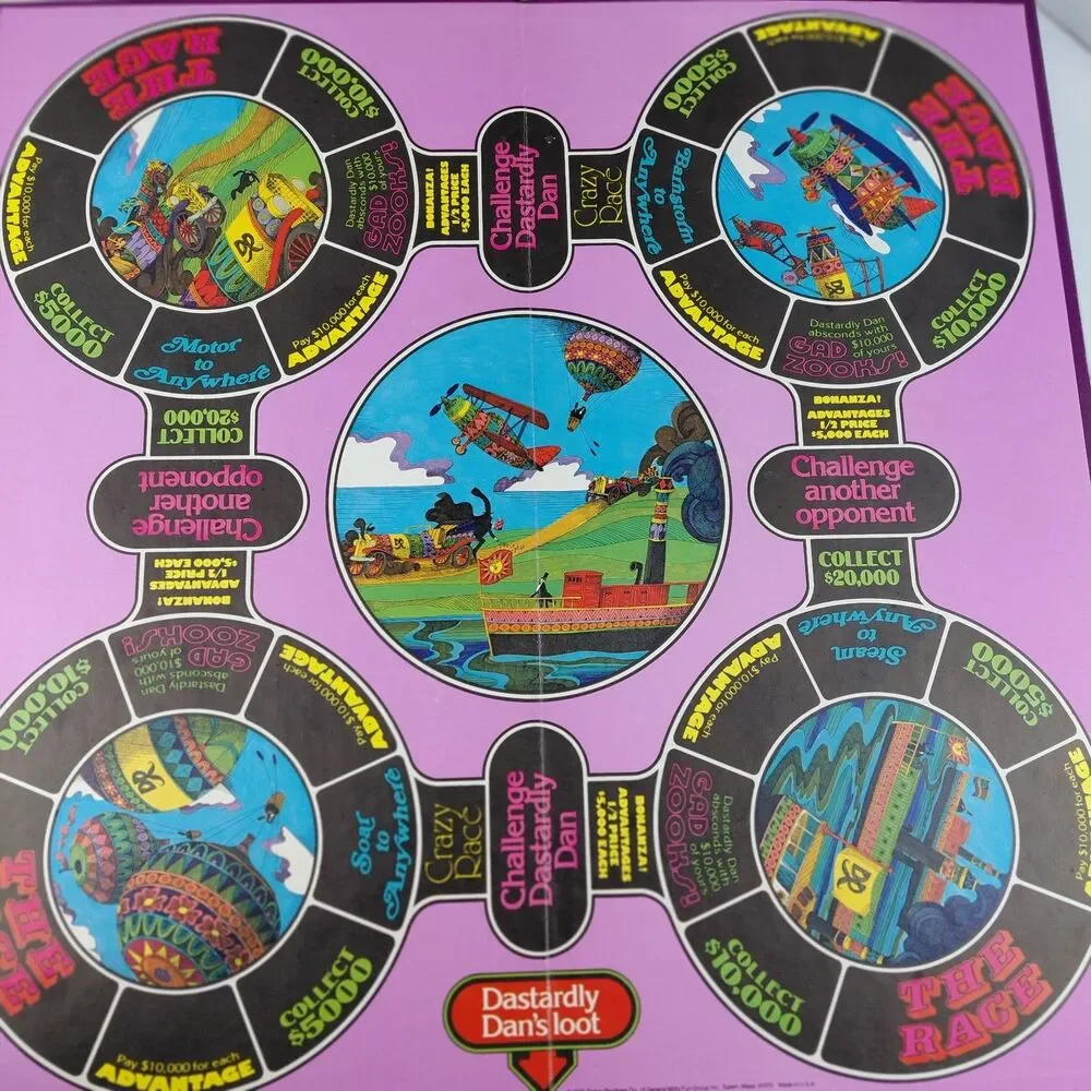 Parker Brothers Magnificent Race Board Game 1975 Vtg Complete GUC